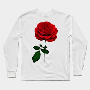 Red Rose of Summer Long Sleeve T-Shirt